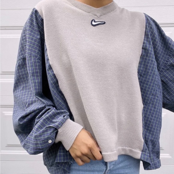 Jeans Vintage Nike Crew Necks Vintage Y2K Get Into Nike Dunk